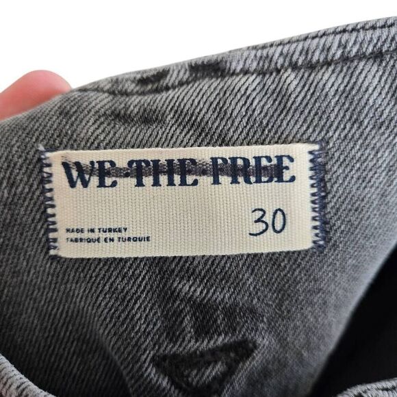 Free People Stillwater Low Rise Slim Flare Jeans Gray Size 30 - Picture 11 of 12